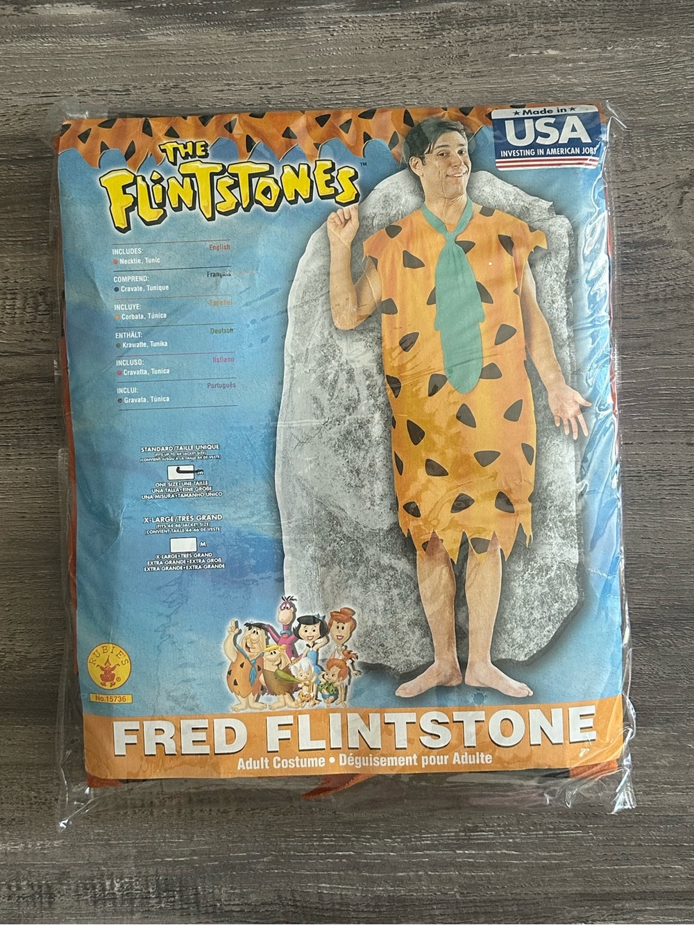 Adult Men’s Fred Flintstone Costume